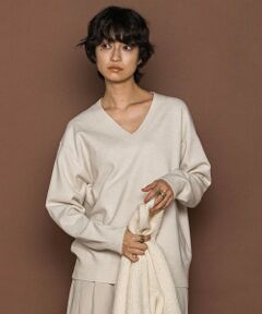 MAYSON GREY / メイソングレイ ニット・セーター | 【ふわもち】Vネックニット≪洗濯機で洗える≫