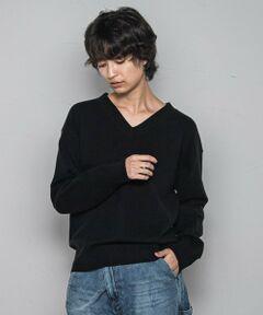 MAYSON GREY / メイソングレイ ニット・セーター | 【ふわもち】Vネックニット≪洗濯機で洗える≫