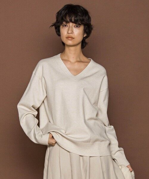 MAYSON GREY / メイソングレイ ニット・セーター | 【ふわもち】Vネックニット≪洗濯機で洗える≫ | 詳細1