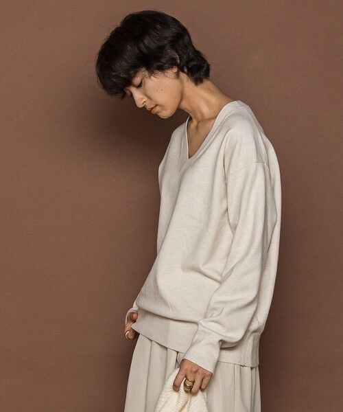 MAYSON GREY / メイソングレイ ニット・セーター | 【ふわもち】Vネックニット≪洗濯機で洗える≫ | 詳細2