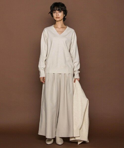 MAYSON GREY / メイソングレイ ニット・セーター | 【ふわもち】Vネックニット≪洗濯機で洗える≫ | 詳細4