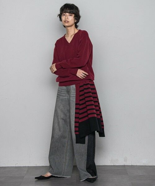 MAYSON GREY / メイソングレイ ニット・セーター | 【ふわもち】Vネックニット≪洗濯機で洗える≫ | 詳細15