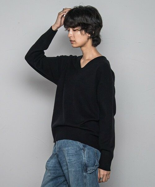 MAYSON GREY / メイソングレイ ニット・セーター | 【ふわもち】Vネックニット≪洗濯機で洗える≫ | 詳細22