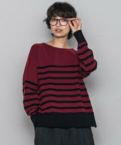 MAYSON GREY / メイソングレイ ニット・セーター | 【ふわもち】ボーダーニット≪洗濯機で洗える≫