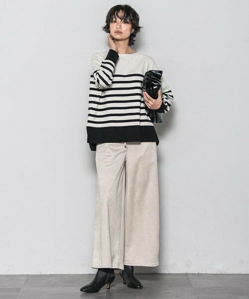 MAYSON GREY / メイソングレイ ニット・セーター | 【ふわもち】ボーダーニット≪洗濯機で洗える≫ | 詳細8