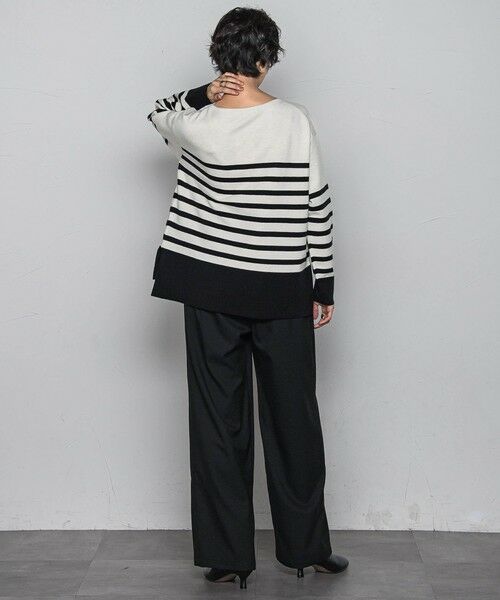 MAYSON GREY / メイソングレイ ニット・セーター | 【ふわもち】ボーダーニット≪洗濯機で洗える≫ | 詳細5