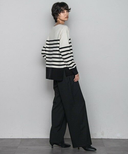 MAYSON GREY / メイソングレイ ニット・セーター | 【ふわもち】ボーダーニット≪洗濯機で洗える≫ | 詳細6