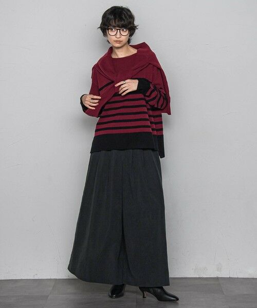 MAYSON GREY / メイソングレイ ニット・セーター | 【ふわもち】ボーダーニット≪洗濯機で洗える≫ | 詳細14