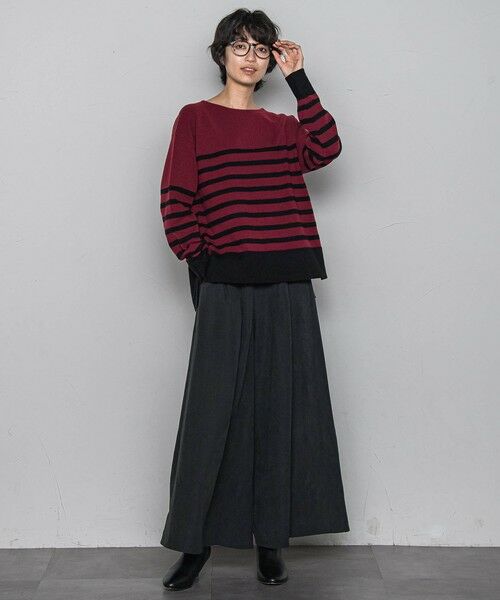 MAYSON GREY / メイソングレイ ニット・セーター | 【ふわもち】ボーダーニット≪洗濯機で洗える≫ | 詳細15