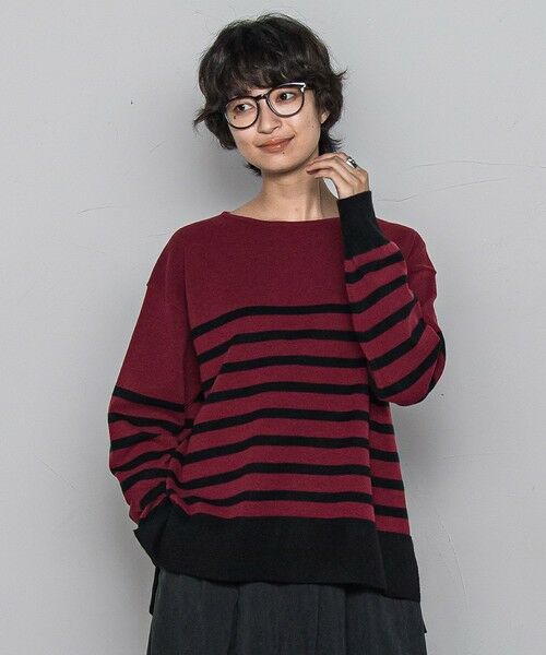 MAYSON GREY / メイソングレイ ニット・セーター | 【ふわもち】ボーダーニット≪洗濯機で洗える≫ | 詳細10