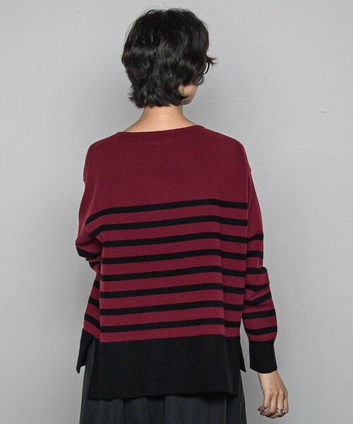 MAYSON GREY / メイソングレイ ニット・セーター | 【ふわもち】ボーダーニット≪洗濯機で洗える≫ | 詳細12