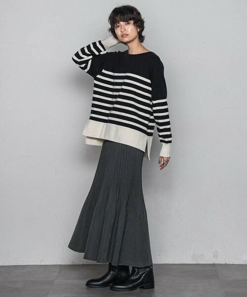 MAYSON GREY / メイソングレイ ニット・セーター | 【ふわもち】ボーダーニット≪洗濯機で洗える≫ | 詳細26