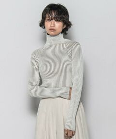 MAYSON GREY / メイソングレイ ニット・セーター | 【WEB限定】プレーティングリブニットプルオーバー≪手洗い可能≫