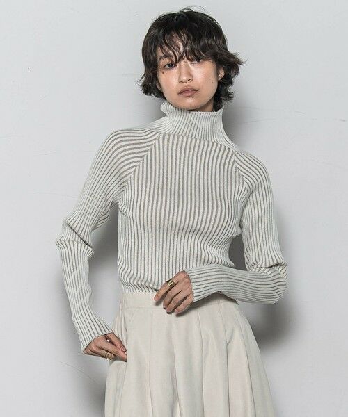 MAYSON GREY / メイソングレイ ニット・セーター | 【WEB限定】プレーティングリブニットプルオーバー≪手洗い可能≫ | 詳細1
