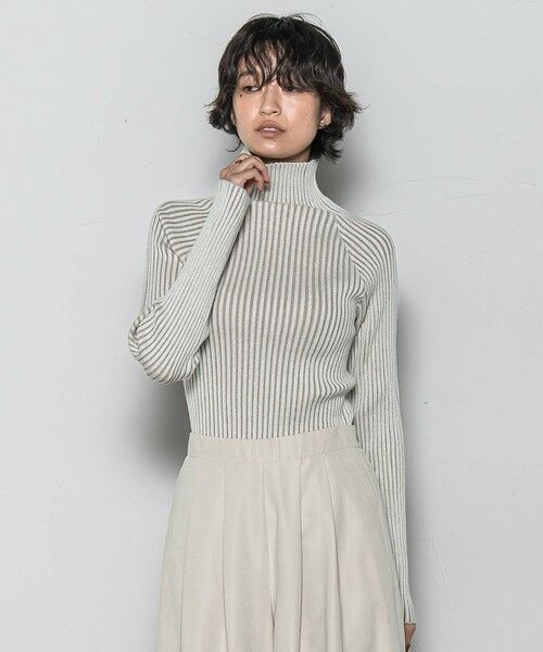 MAYSON GREY / メイソングレイ ニット・セーター | 【WEB限定】プレーティングリブニットプルオーバー≪手洗い可能≫ | 詳細2