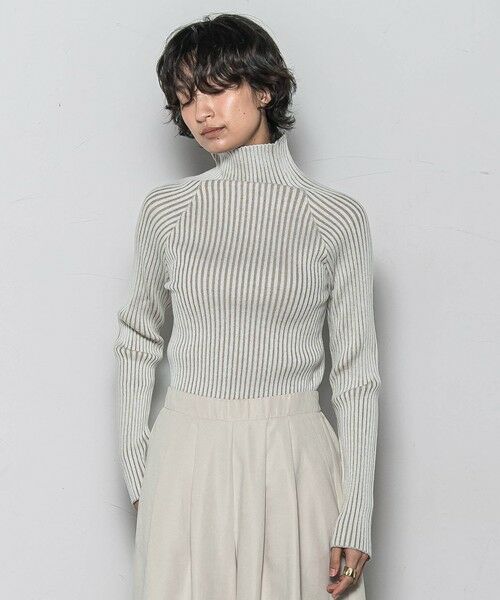 MAYSON GREY / メイソングレイ ニット・セーター | 【WEB限定】プレーティングリブニットプルオーバー≪手洗い可能≫ | 詳細3