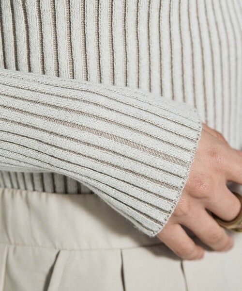 MAYSON GREY / メイソングレイ ニット・セーター | 【WEB限定】プレーティングリブニットプルオーバー≪手洗い可能≫ | 詳細7