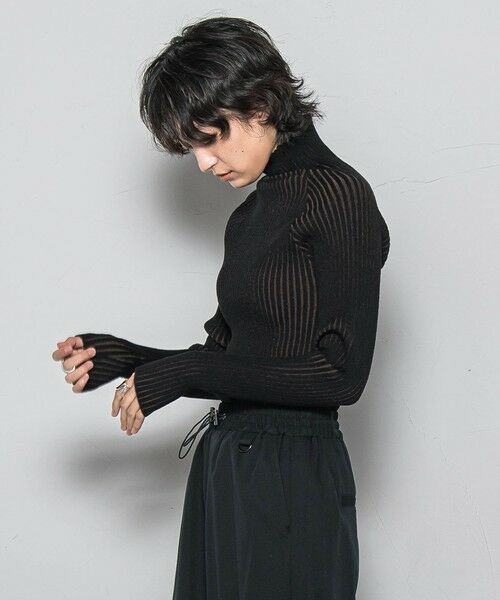 MAYSON GREY / メイソングレイ ニット・セーター | 【WEB限定】プレーティングリブニットプルオーバー≪手洗い可能≫ | 詳細12