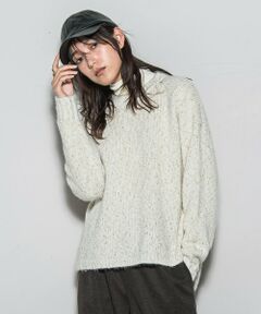 MAYSON GREY / メイソングレイ ニット・セーター | ラメスパンコールクルーネックニット≪手洗い可能≫