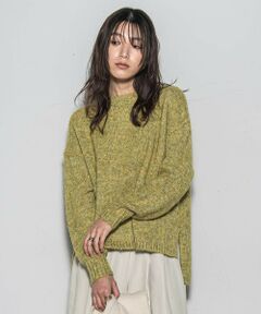 MAYSON GREY / メイソングレイ ニット・セーター | ラメスパンコールクルーネックニット≪手洗い可能≫