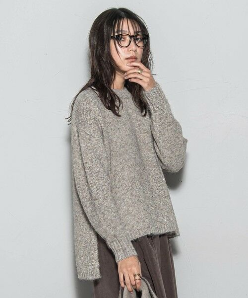 MAYSON GREY / メイソングレイ ニット・セーター | ラメスパンコールクルーネックニット≪手洗い可能≫ | 詳細18