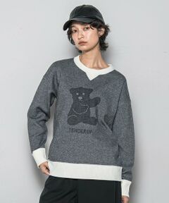 MAYSON GREY / メイソングレイ ニット・セーター | BEARジャカードニット≪手洗い可能≫
