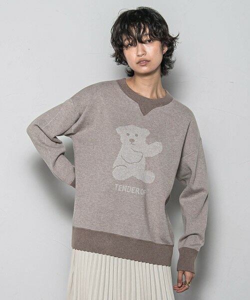 MAYSON GREY / メイソングレイ ニット・セーター | BEARジャカードニット≪手洗い可能≫ | 詳細1