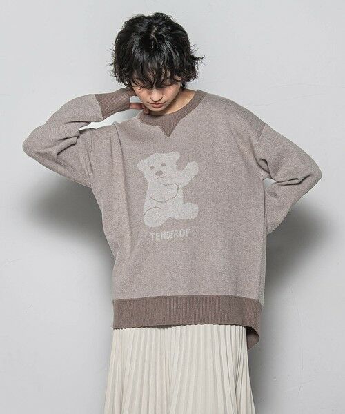 MAYSON GREY / メイソングレイ ニット・セーター | BEARジャカードニット≪手洗い可能≫ | 詳細2