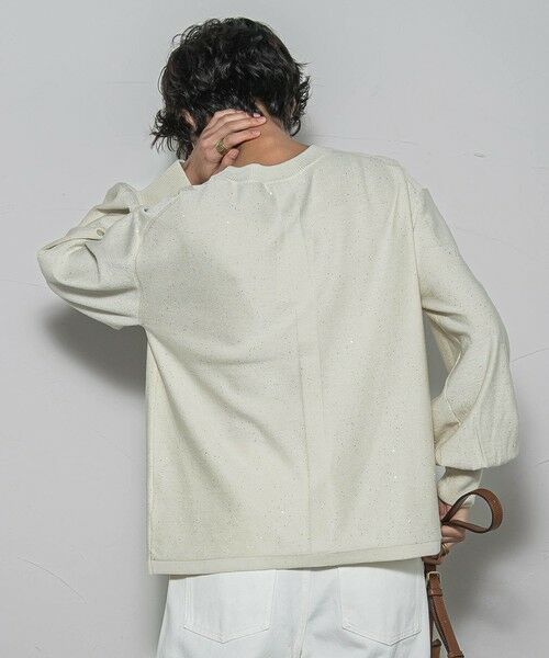 MAYSON GREY / メイソングレイ ニット・セーター | ミニスパンコールクルーネックニット≪手洗い可能≫ | 詳細3