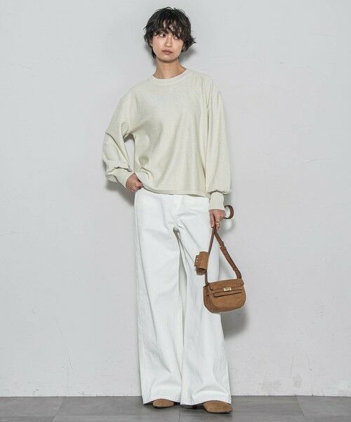 MAYSON GREY / メイソングレイ ニット・セーター | ミニスパンコールクルーネックニット≪手洗い可能≫ | 詳細4