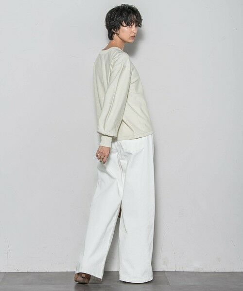 MAYSON GREY / メイソングレイ ニット・セーター | ミニスパンコールクルーネックニット≪手洗い可能≫ | 詳細5