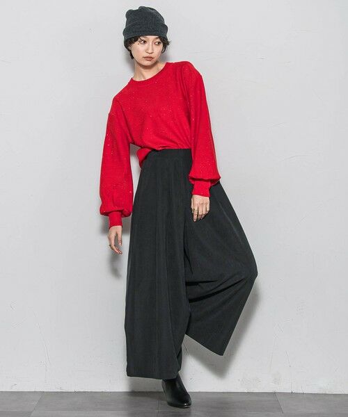 MAYSON GREY / メイソングレイ ニット・セーター | ミニスパンコールクルーネックニット≪手洗い可能≫ | 詳細17