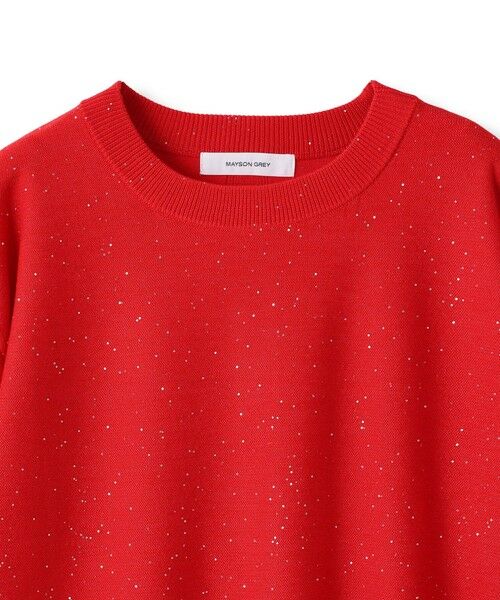 MAYSON GREY / メイソングレイ ニット・セーター | ミニスパンコールクルーネックニット≪手洗い可能≫ | 詳細21