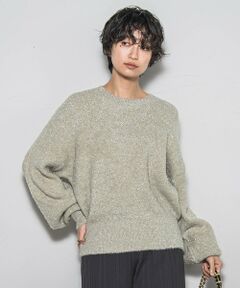 MAYSON GREY / メイソングレイ ニット・セーター | 【WEB限定】ラメフェザーニット≪手洗い可能≫