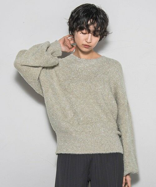 MAYSON GREY / メイソングレイ ニット・セーター | 【WEB限定】ラメフェザーニット≪手洗い可能≫ | 詳細2