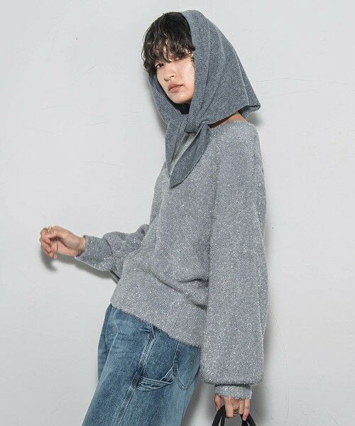 MAYSON GREY / メイソングレイ ニット・セーター | 【WEB限定】ラメフェザーニット≪手洗い可能≫ | 詳細11