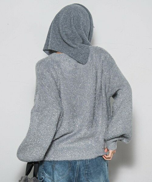 MAYSON GREY / メイソングレイ ニット・セーター | 【WEB限定】ラメフェザーニット≪手洗い可能≫ | 詳細12