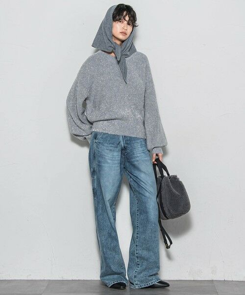 MAYSON GREY / メイソングレイ ニット・セーター | 【WEB限定】ラメフェザーニット≪手洗い可能≫ | 詳細15