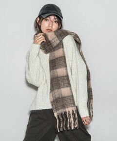 MAYSON GREY / メイソングレイ マフラー・ショール・スヌード・ストール | ブークレチェックストール
