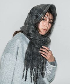 MAYSON GREY / メイソングレイ マフラー・ショール・スヌード・ストール | ブークレチェックストール