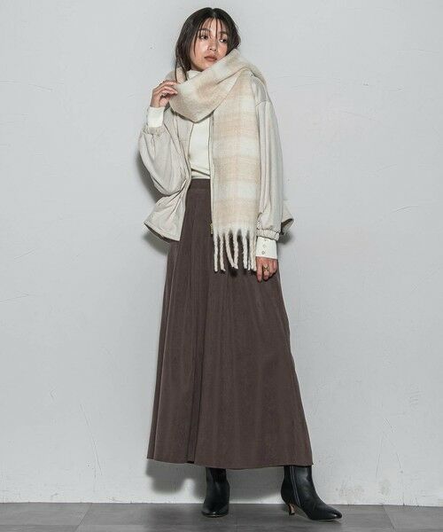 MAYSON GREY / メイソングレイ マフラー・ショール・スヌード・ストール | ブークレチェックストール | 詳細3