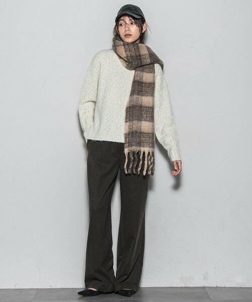 MAYSON GREY / メイソングレイ マフラー・ショール・スヌード・ストール | ブークレチェックストール | 詳細7