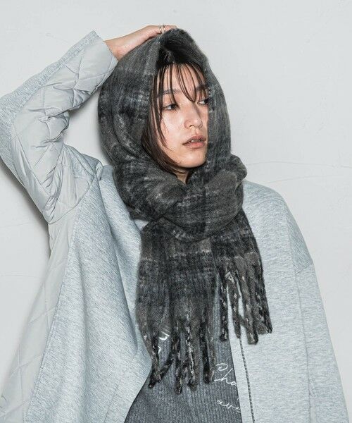 MAYSON GREY / メイソングレイ マフラー・ショール・スヌード・ストール | ブークレチェックストール | 詳細11