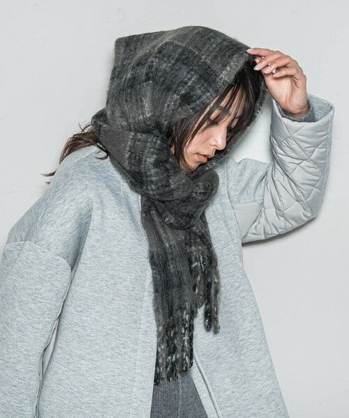 MAYSON GREY / メイソングレイ マフラー・ショール・スヌード・ストール | ブークレチェックストール | 詳細12