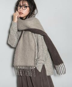 MAYSON GREY / メイソングレイ マフラー・ショール・スヌード・ストール | リバーシブルブークレストール