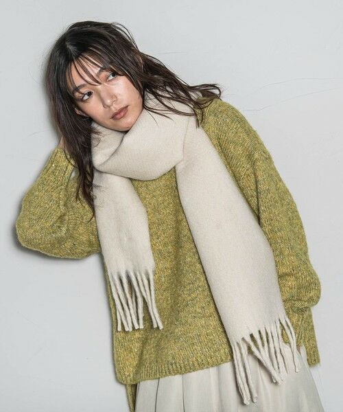 MAYSON GREY / メイソングレイ マフラー・ショール・スヌード・ストール | リバーシブルブークレストール | 詳細1