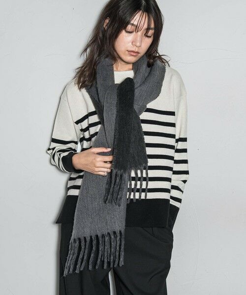 MAYSON GREY / メイソングレイ マフラー・ショール・スヌード・ストール | リバーシブルブークレストール | 詳細5