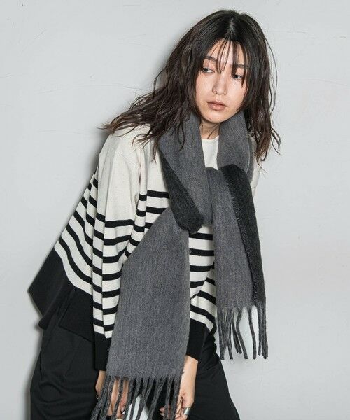 MAYSON GREY / メイソングレイ マフラー・ショール・スヌード・ストール | リバーシブルブークレストール | 詳細6