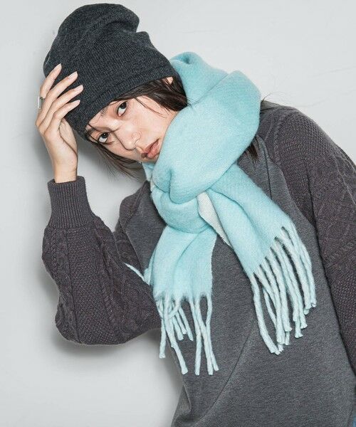 MAYSON GREY / メイソングレイ マフラー・ショール・スヌード・ストール | リバーシブルブークレストール | 詳細10
