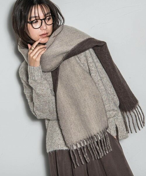 MAYSON GREY / メイソングレイ マフラー・ショール・スヌード・ストール | リバーシブルブークレストール | 詳細11